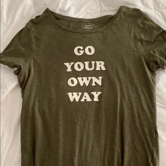 Army Green graffic tee - Picture 1 of 3